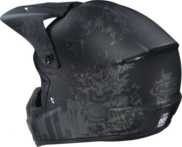 Casca Moto Enduro CS-MX II Creeper Black