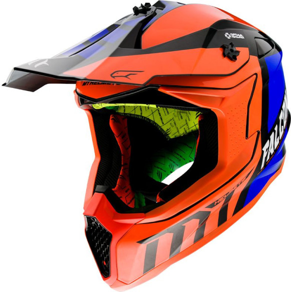 Casca Moto Enduro Warrior C4 Gloss Pearl Orange