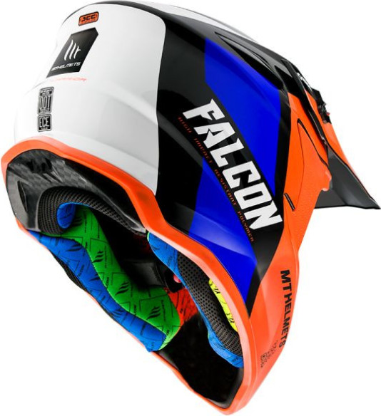 Casca Moto Enduro Warrior C4 Gloss Pearl Orange