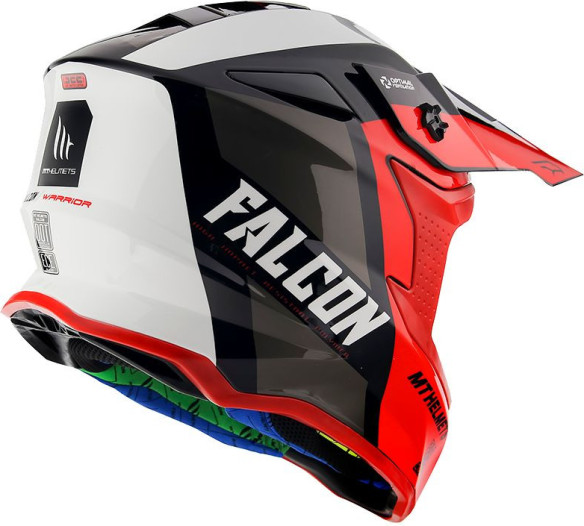 Casca Moto Enduro Warrior C5 Gloss Pearl Red