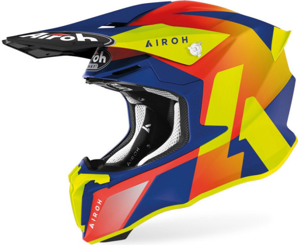 Casca Moto Enduro Twist 2.0 Lift Azure Matt