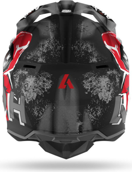 Casca Moto Enduro Wraap Alien Red Matt