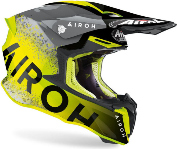 Casca Moto Enduro Twist 2.0 Bit Yellow Gloss