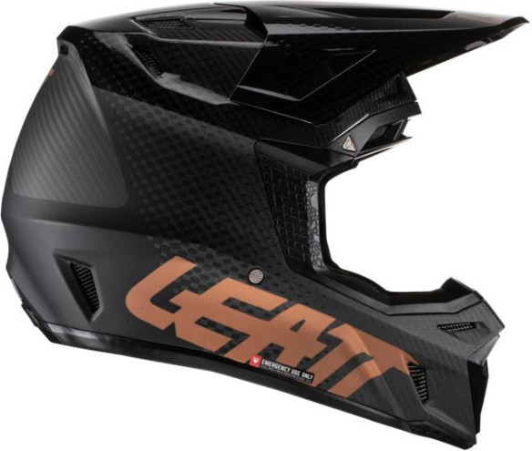 Casca Moto Enduro 9.5 + Ochelari 6.5 Iriz Carbon Black