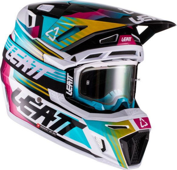 Casca Moto Enduro 8.5 + Ochelari 5.5 Aqua