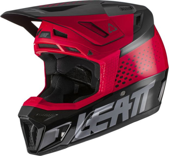 Casca Moto Enduro 8.5 + Ochelari 5.5 Red