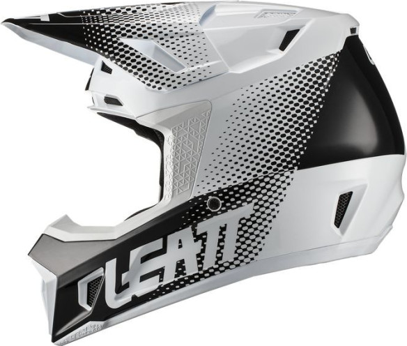 Casca Moto Enduro 7.5 + Ochelari 4.5 White