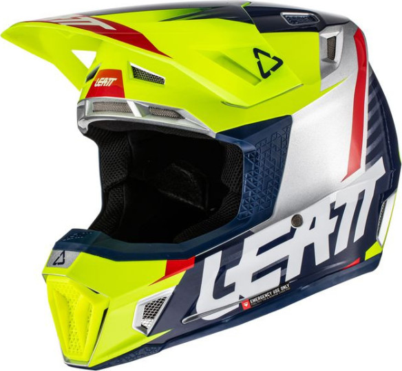 Casca Moto Enduro 7.5 + Ochelari 4.5 Lime