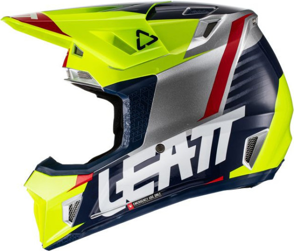 Casca Moto Enduro 7.5 + Ochelari 4.5 Lime
