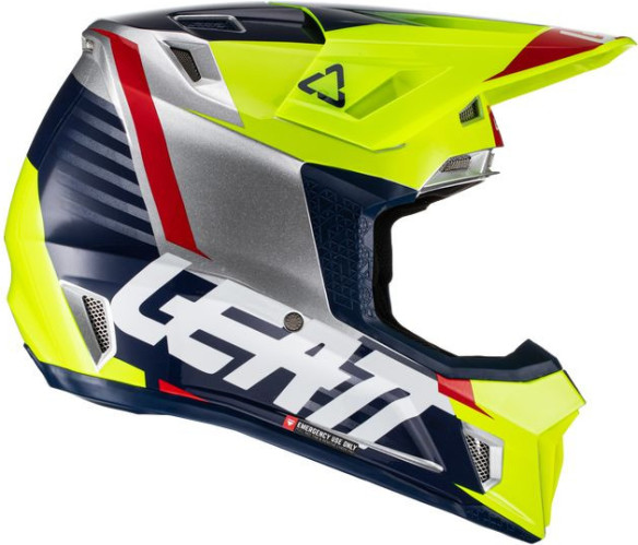 Casca Moto Enduro 7.5 + Ochelari 4.5 Lime