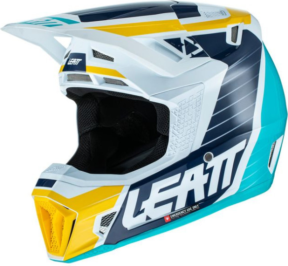 Casca Moto Enduro 7.5 + Ochelari 4.5 Aqua