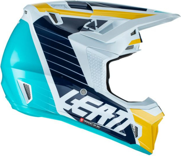 Casca Moto Enduro 7.5 + Ochelari 4.5 Aqua