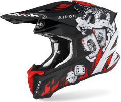 Casca Enduro Twist 2.0 Hell Black/Red