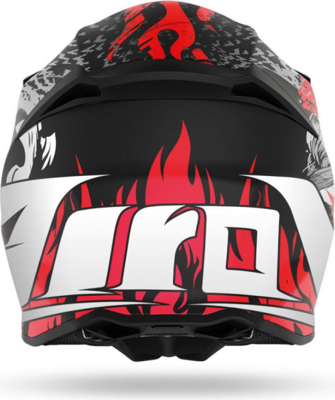 Casca Enduro Twist 2.0 Hell Black/Red