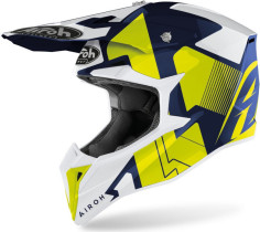 Casca Moto Enduro Wraap Raze Blue Gloss