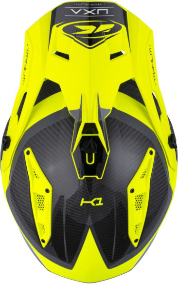 Casca Enduro Titanium Carbone Graphic Neon Yellow