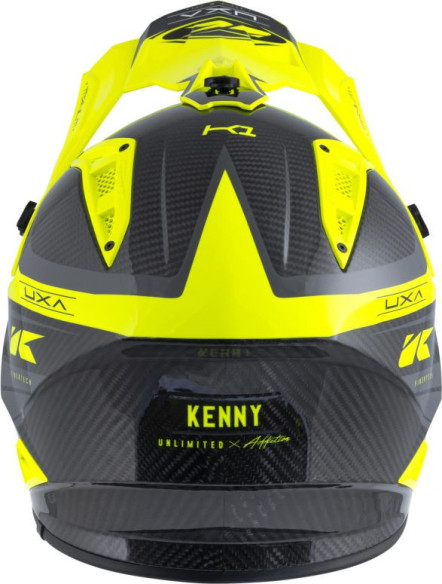 Casca Enduro Titanium Carbone Graphic Neon Yellow