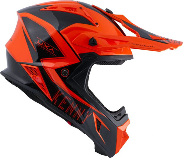 Casca Enduro Titanium Graphic Orange