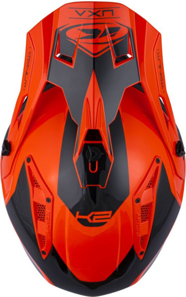 Casca Enduro Titanium Graphic Orange