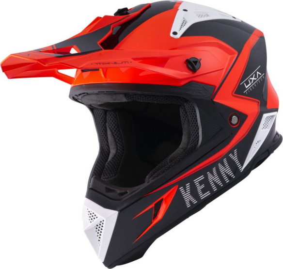 Casca Enduro Titanium Graphic Red