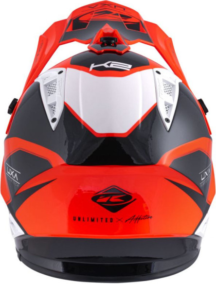 Casca Enduro Titanium Graphic Red