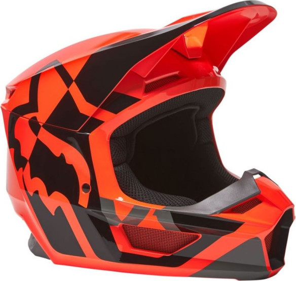 Casca Enduro V1 Lux Flo Orange