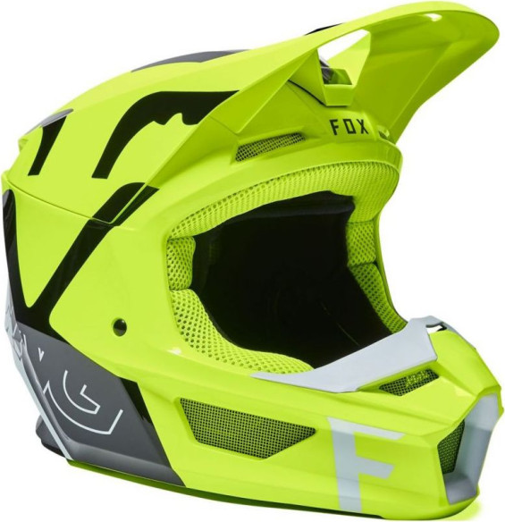 Casca Enduro V1 Skew Flo Yellow