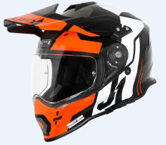 Casca ATV J34 Orange/Black