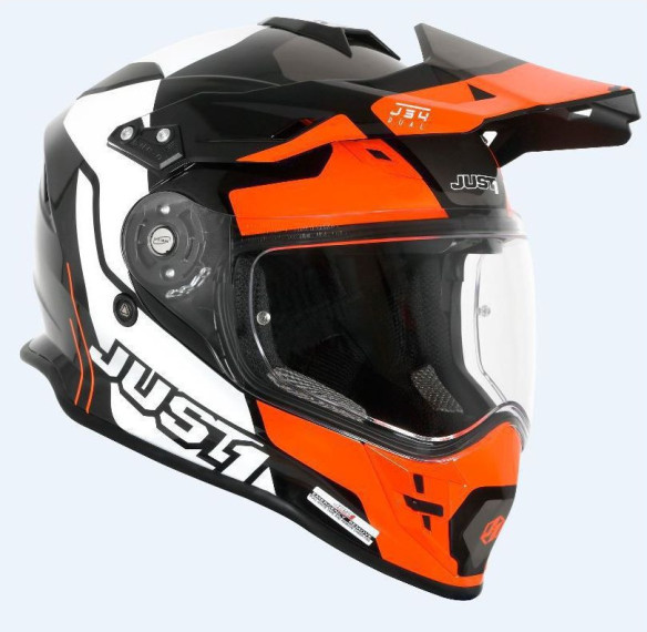 Casca ATV J34 Orange/Black