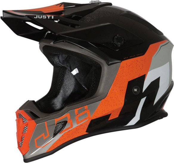 Casca Enduro J38 Korner Orange/Black Gloss