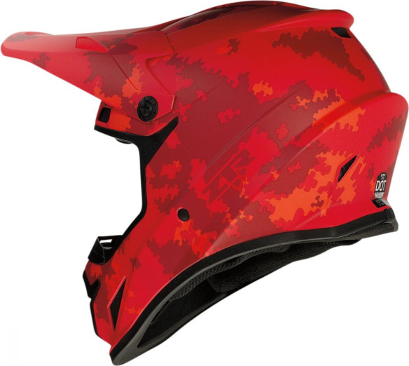 Casca Enduro Rise Camo 2 Red