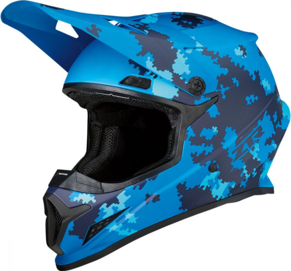 Casca Enduro Rise Camo 2 Blue