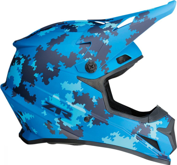 Casca Enduro Rise Camo 2 Blue