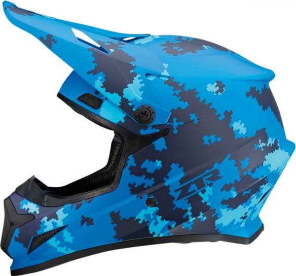 Casca Enduro Rise Camo 2 Blue