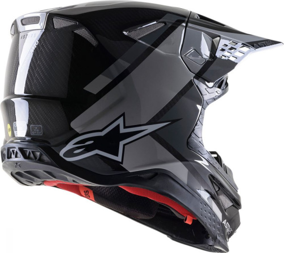 Casca Enduro Supertech M10 Carbon Black/Grey