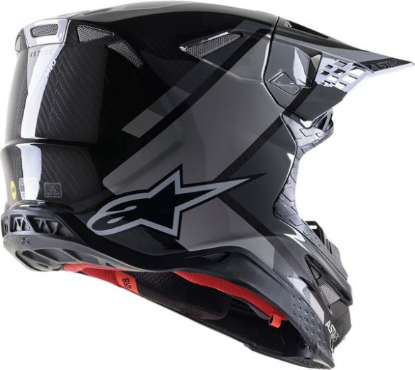Casca Enduro Supertech M10 Carbon Black/Grey