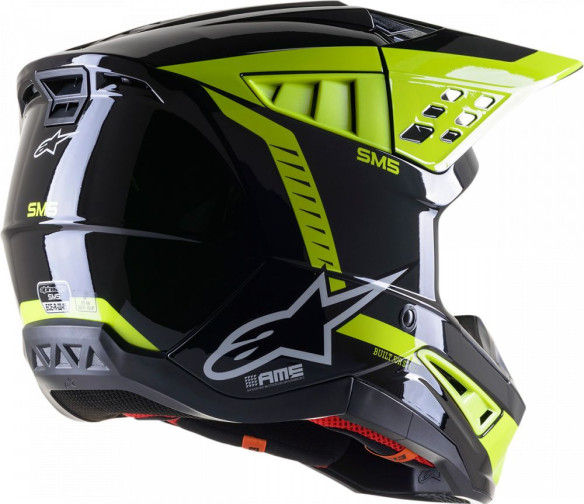 Casca Enduro SM5 Beam Black/Yellow
