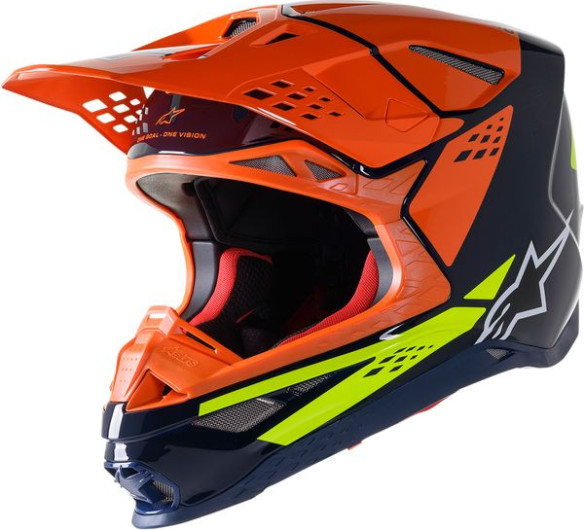 Casca Enduro SM8 Factory Black/Orange/Yellow