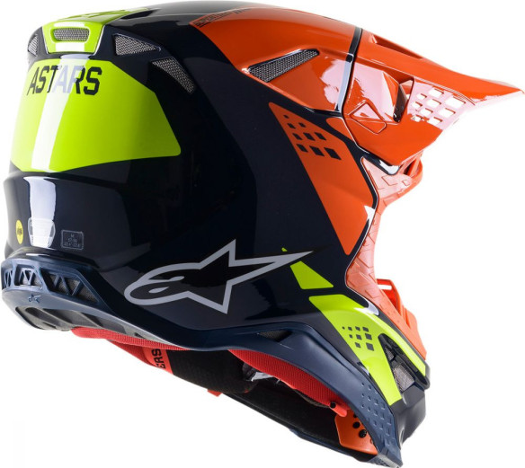 Casca Enduro SM8 Factory Black/Orange/Yellow