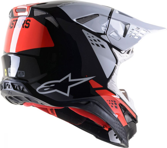 Casca Enduro SM8 Factory Black/White/Red