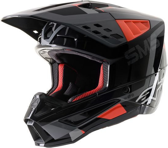Casca Enduro SM5 Rover Black/Grey/Red