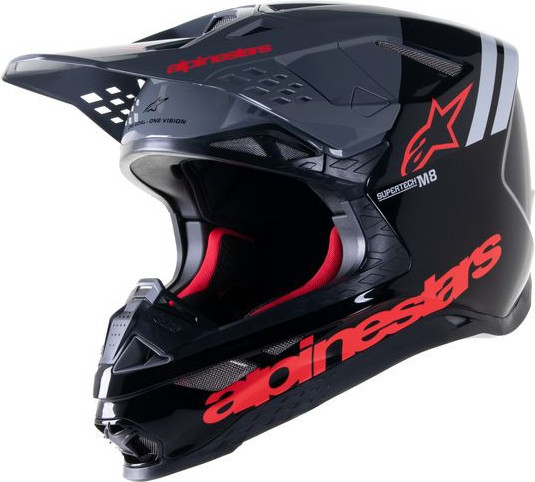 Casca Enduro Sm8 Rad2 Black/Red