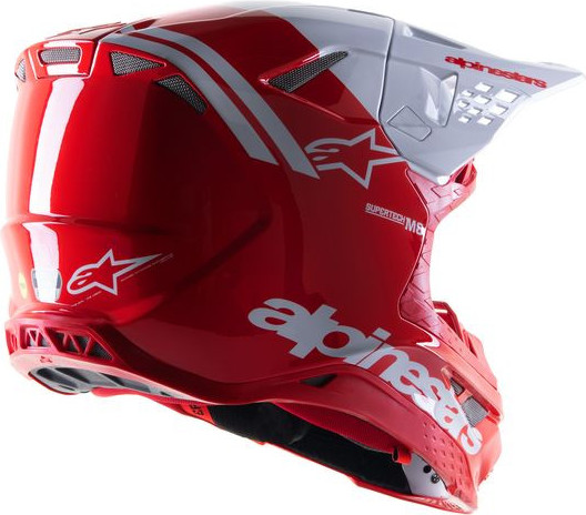 Casca Enduro Sm8 Rad2 Red/White