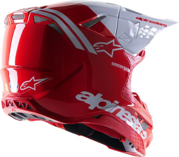 Casca Enduro Sm8 Rad2 Red/White