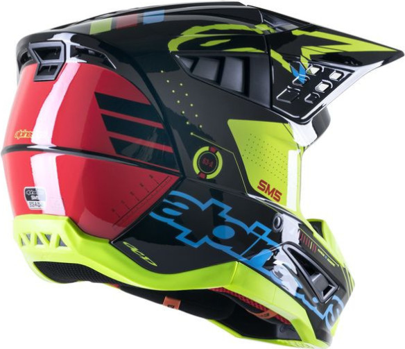 Casca Enduro Sm5 Act Black/Yellow