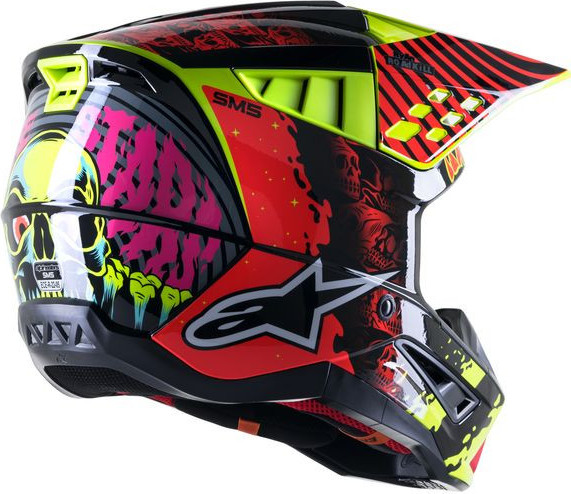 Casca Enduro Sm5 Sol Bk/yl Gl