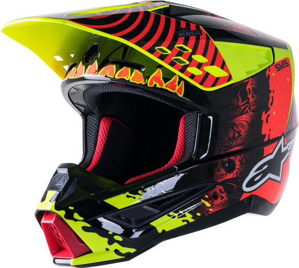 Casca Enduro Sm5 Sol Bk/yl Gl