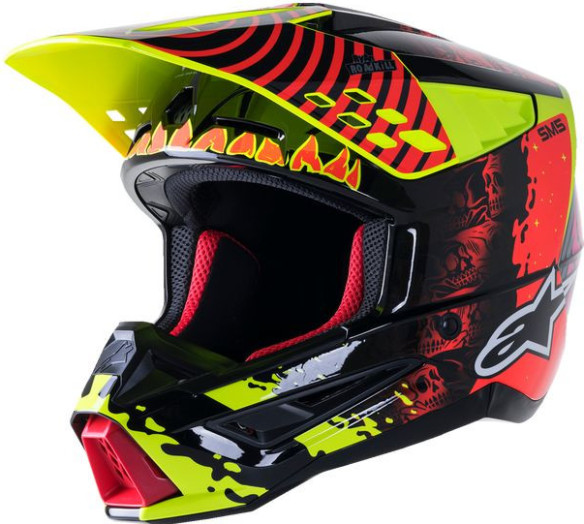 Casca Enduro Sm5 Sol Bk/yl Gl