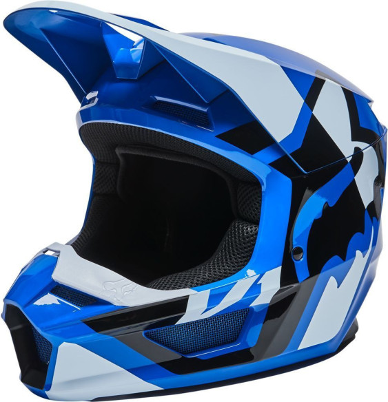 Casca Moto Enduro V1 Lux Blue
