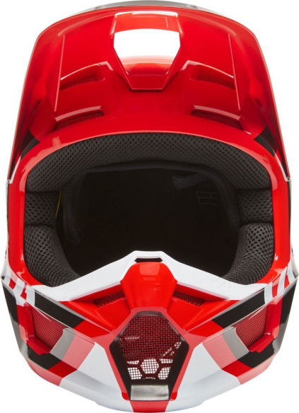 Casca Moto Enduro V1 Lux Fluo Red